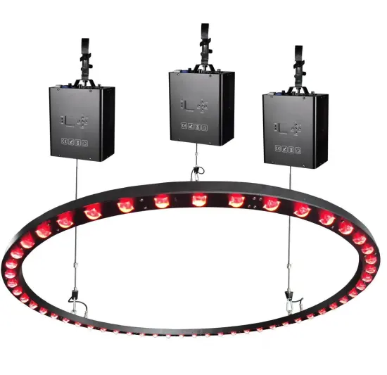 DMX Winch Kinetic RGBW LED Disco Sphere for Lifting Effects