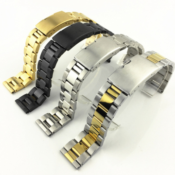 Stainless Steel Watch Bands 18mm-30mm Rose Gold and Silver