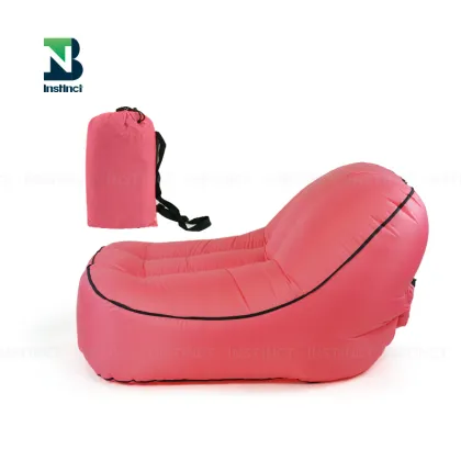 INSTINCT Portable Inflatable Outdoor Sleeping Bag & Lounger with Carry Bag