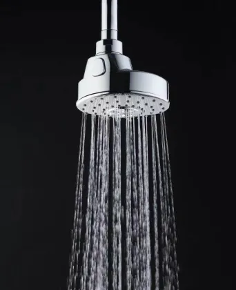 Round Rainfall 8 inch & 3 Functional Mist ECO Shower Head Set