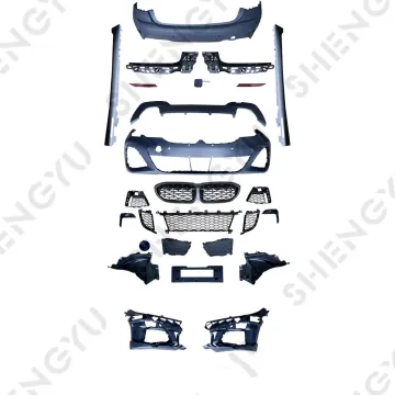 PP Material Car Bumpers with Front, Rear, Grille, and Side Skirt for BMW 3 Series G20 2020-2022 MT Style Modification
