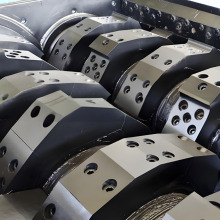 Double Shaft Shredding Machines Tyre Shredder Blades