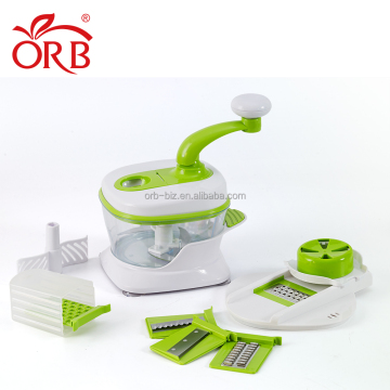 Free Sample Kitchen Multifunctional Handle Vegetable Cutter Slicer Food Processor Chopper