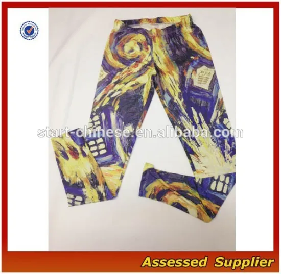 Comfort Polyester Fashion Printed Seamless Sexy Wholesale Custom Women Craphic Print Galaxy Pattern Leggings Shell0020