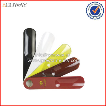 Custom Hotel Disposable Small Short Plastic Shoe Horn