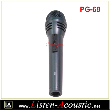 PG-68 High Quality Dynamic Studio Vocal Wired Microphone