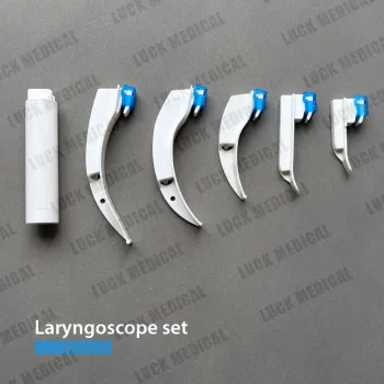 Sterile Disposable Laryngoscope Set Handle with Blade