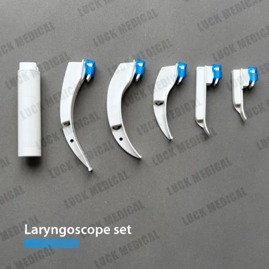 Sterile Disposable Laryngoscope Set Handle with Blade