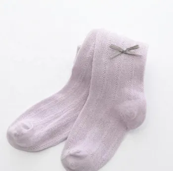 Summer Girl Pantyhose: Children's Cotton Mesh with Various Colors