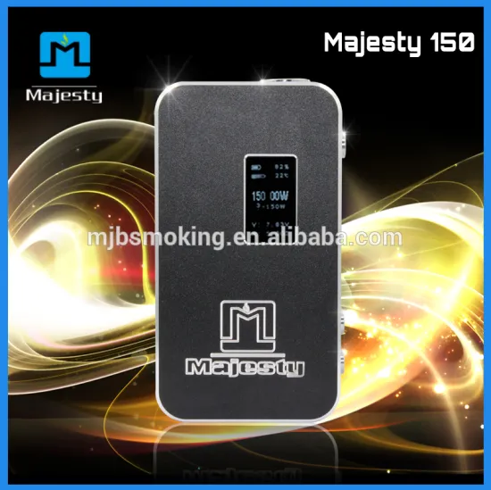 New Upgrade High quality 150 watt box mod Authentic Majesty 150W