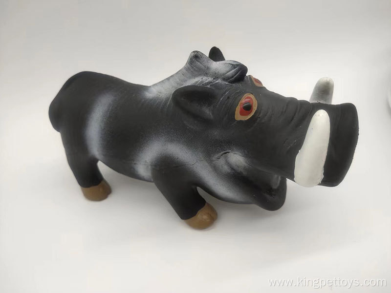 Interactive Latex Pet Toy Pig