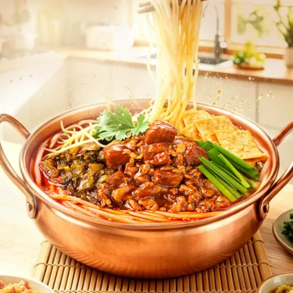Yuxi Style Sour Cabbage Small Pot Rice Vermicelli