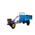 Vehículo de transporte agrícola caminando tractor remolque volcado