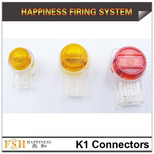 Fireworks wire clips/professional fireworks wire connectors/k1 connectors for wire connecting