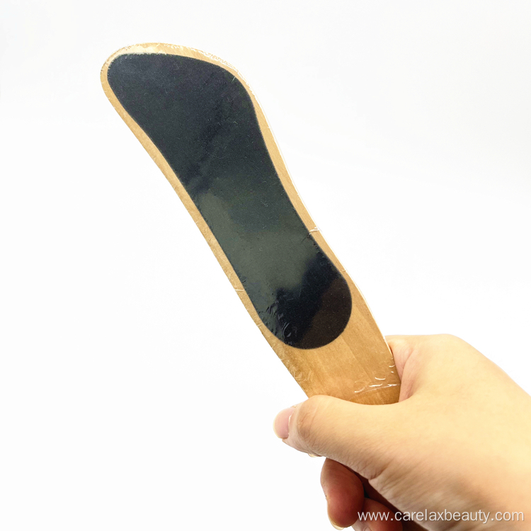 Foot shape wooden sandpaper pedicure foot file