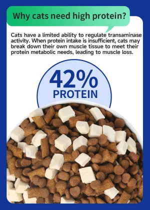 complete freeze dried stuffed puffed mix cat food