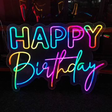 Large Custom RGB LED Neon Signs for Shop Decoration and Display