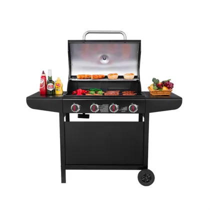 Barbecue Stove Large Outdoor Villa Courtyard American Smoke Barbecue Bbq