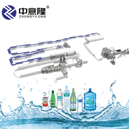 Industrial Purified Water and Carbonated Beverage Filling Production Line