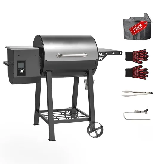 Outdoor Wood Pellet Grill and Smoker for Home Garden
