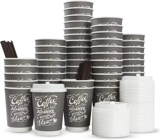 Factory New Design Custom Logo Coffee Paper Cups