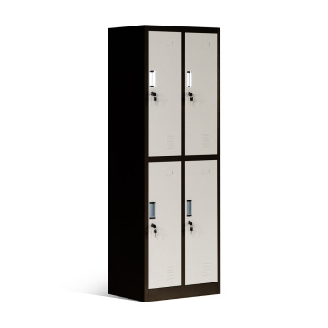 4 Compartment Steel Locker Two-tone Colors