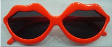 Red Lip Costume Sunglasses Printed With Logo