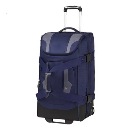 Custom brand printed fabric/nylon suitcase luggage