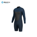 Seaskin 3/2mm Zipless Long Sleeve Shorty Wetsuits