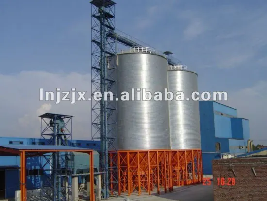 Spiral steel silo roll forming machine from Liaoning JZ machine