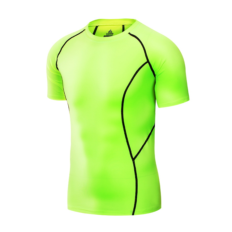 Short Sleeve Muscle mens Running fitness clothing