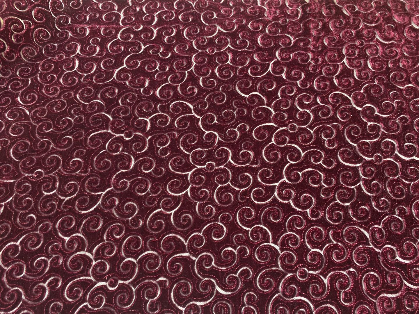 Garment Velvet Embroidery Fabric