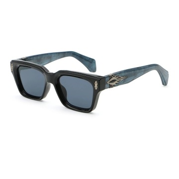 Men Structured Retro Square Sunglasses Wholesale