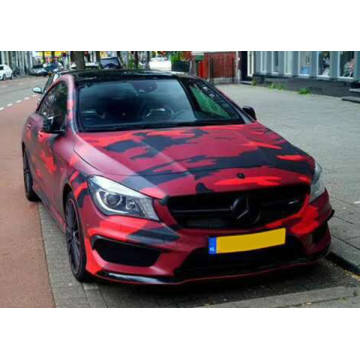 Red And Black Customization Digital Printing Camouflage Wrap