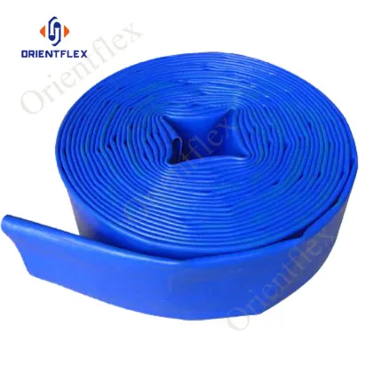 flexible blue lay flat hose