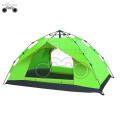 single layer blue camping tent for 3-4 person