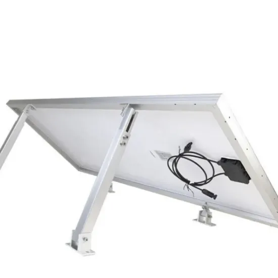 Adjustable SS304 Bracket Pole Hybrid Solar System featuring Three Top Plate Installation