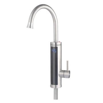 Rubinetto di acqua calda istantanea a LED impermeabile in acciaio inossidabile