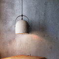 LEDER Concrete, lámpara colgante moderna