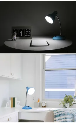 SML Adjustable Metal Desk Lamp with E27 Socket for Modern Study Lighting