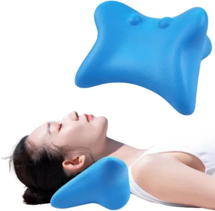 Custom Logo Traction Chiropractic Pillow: Effective Pain Relief for Neck and Shoulder, Cervical Traction Device & Neck Stretcher