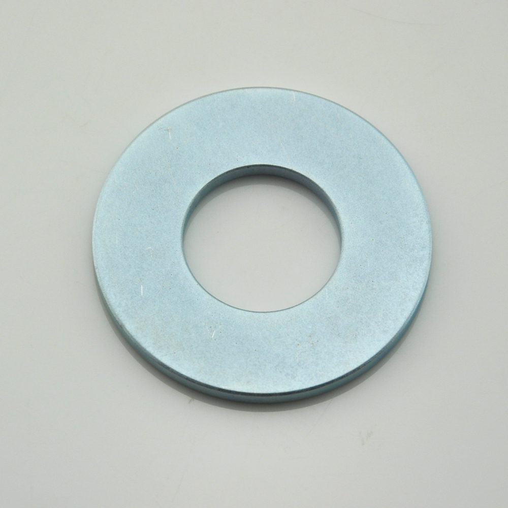 N35H larger ring neodymium magnet with coating Zinc