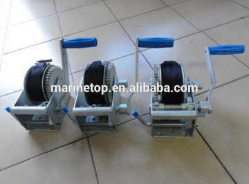 3 Speed Dacromet Marine Hand Winch For Boat Trailer