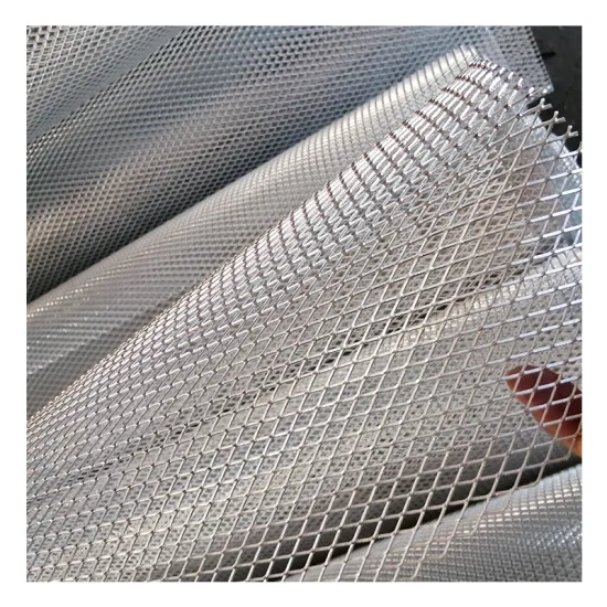 0.4mm-10mm Powder Coated Expanded Metal Mesh PVC Aluminum Expanded Mesh