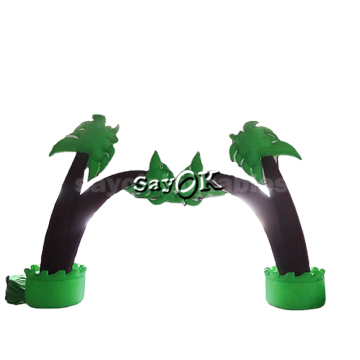 Inflatable Coconut Palm Tree Arch for School Activities: Outdoor Advertising