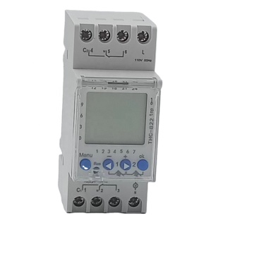 Six-Language 110V AC 16A 24/7 Programmable Electrical Time Switch Control Relay - THC-822
