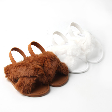 Plush Soft Sole Baby Unisex Slipper Sandals