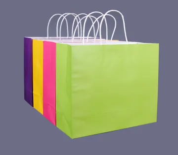 Recycled Kraft Gift Paper Bag With Logo