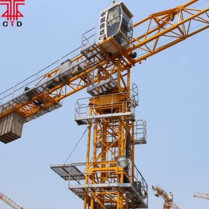 TC6016 QTZ125 10t Topless Flat Top Tower Crane in Jordan