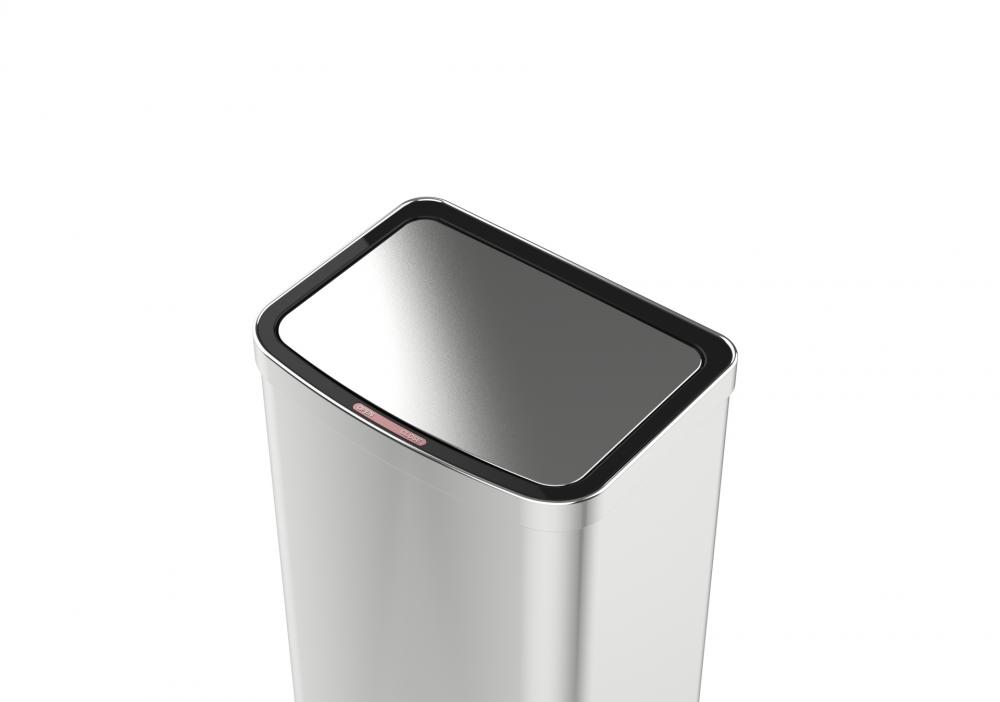 Rectangle Automatic Stainless Steel Sanitary Trash Can